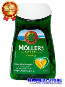 Moller’s Dobbel – Thuốc bổ giàu Omega 3 tự nhiên tốt cho phụ nữ mang thai, người cao tuổi.