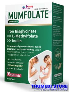 Mumfolate Diamond – Giúp bổ sung sắt hữu cơ cho phụ nữ mang thai