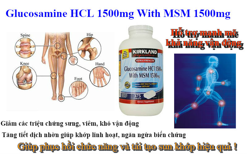 Glucosamin HCL&MSM. THUMEDI STORE_A3