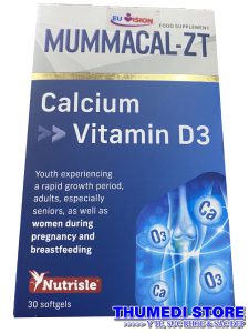 MummaCal-ZT – Bổ sung canxi và vitamin D3 cho phụ nữ thai kỳ