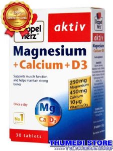 Magnesium + Calcium + D3 – Bổ sung vi chất cần thiết cho cơ và xương