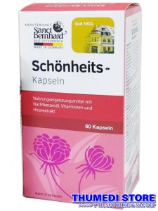 Tinh dầu hoa anh thảo Schonheits Kapseln – Viên uống hỗ trợ cân bằng nội tiết cho phụ nữ
