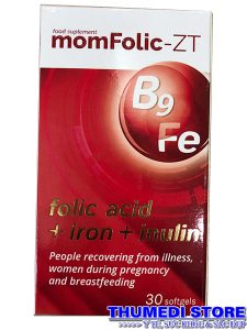 mom Folic ZT – Bổ sung acid folic cho phụ nữ mang thai