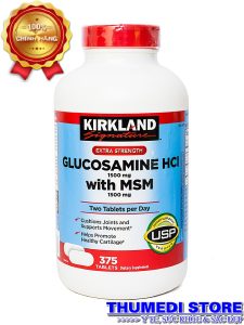 Glucosamine HCL 1500mg With MSM 1500mg – Giúp phục hồi và tái tạo sụn khớp