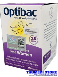Optibac – Men vi sinh phụ khoa chuyên biệt dành cho phụ nữ