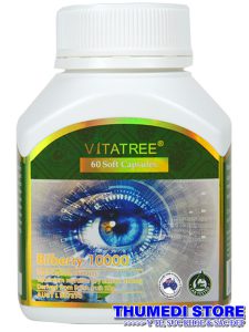 Vitatree Bilberry 10000mg – Viên uống bổ mắt, hỗ trợ chăm sóc mắt, tăng cường thị lực