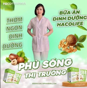 BỮA ĂN DINH DƯỠNG HACOLIFE ( HỘP 15 GÓI)